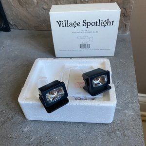 Dept. 56 Village Spotlight #52611, set of 2, Black